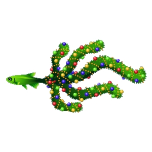 Festive Streamer Fish